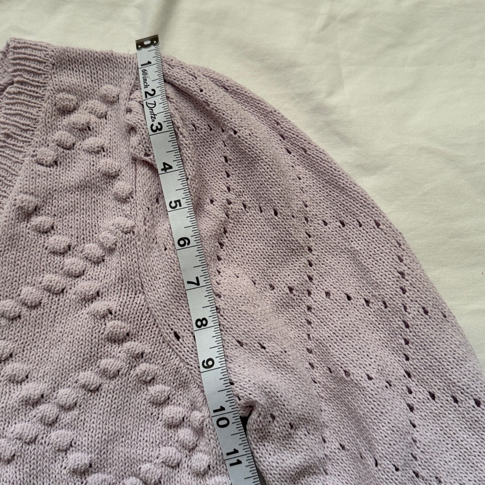Jessica Simpson Lilac Textured Cardigan - Picture 7 of 9
